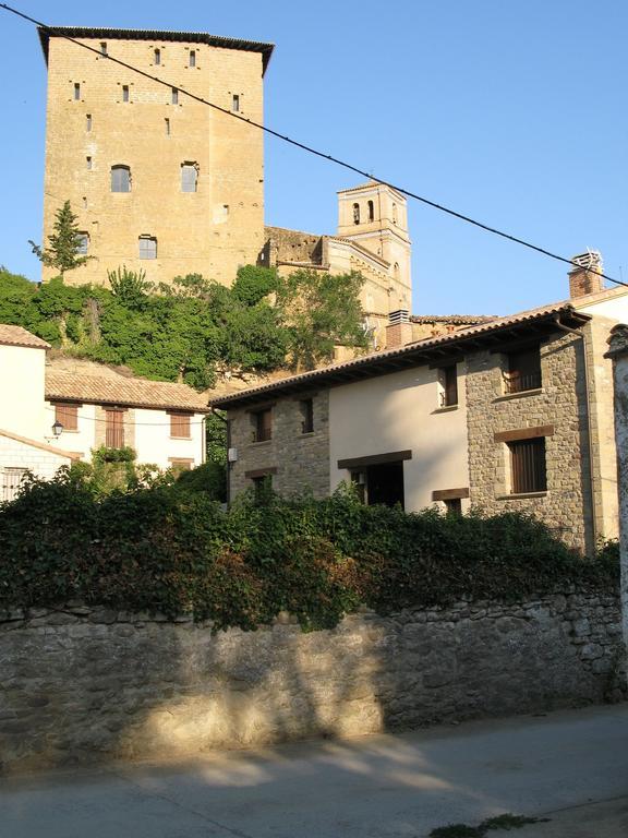 Casa Rural Las Lezas Biel Esterno foto